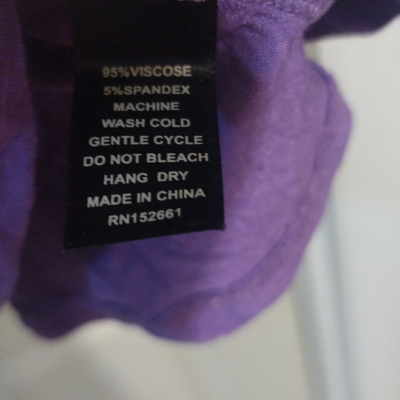 Charlies project purple LS swing tunic size 4x - Picture 5 of 6